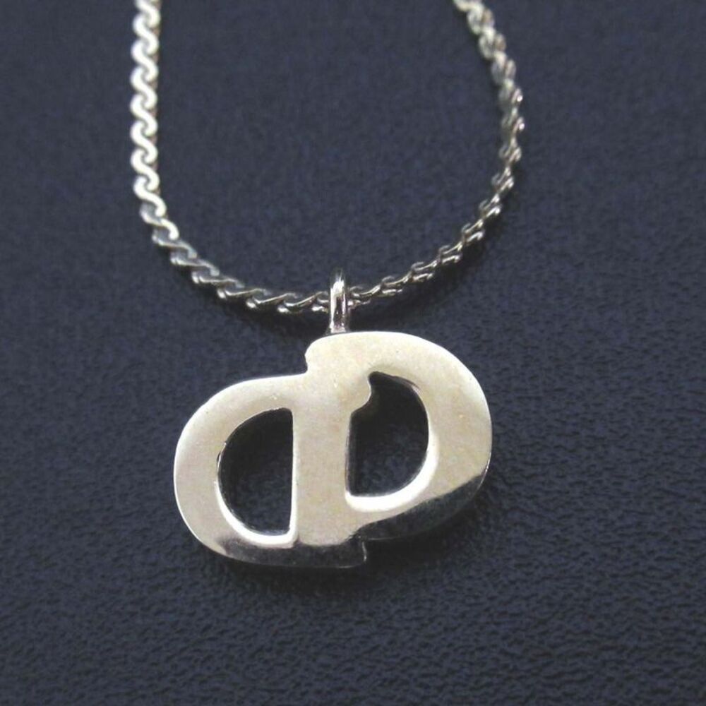 Christian Dior CD Logo Necklace - Picture 2 of 6